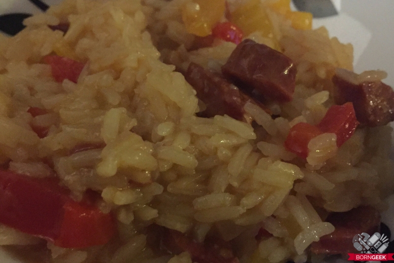 chorizo-rice-served