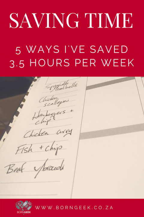 Saving Time - 5 ways I've saved 3.5 hours a week