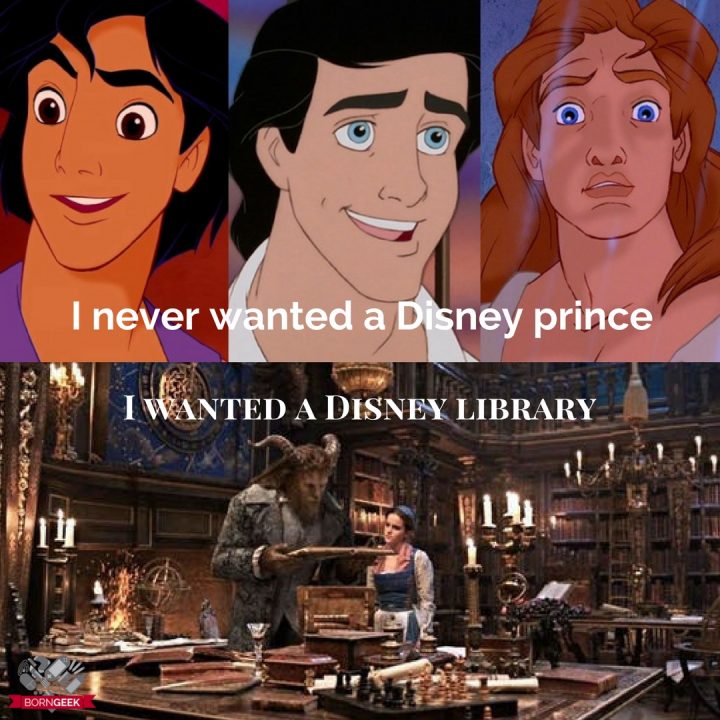 What kind of geek am I? The kind that wanted a Disney library instead of a Disney Prince