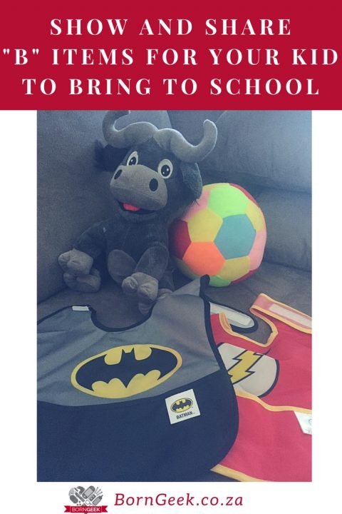 Show and share "B" Items for your kid to bring to school