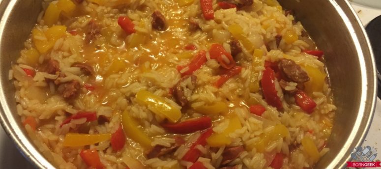 chorizo rice recipe